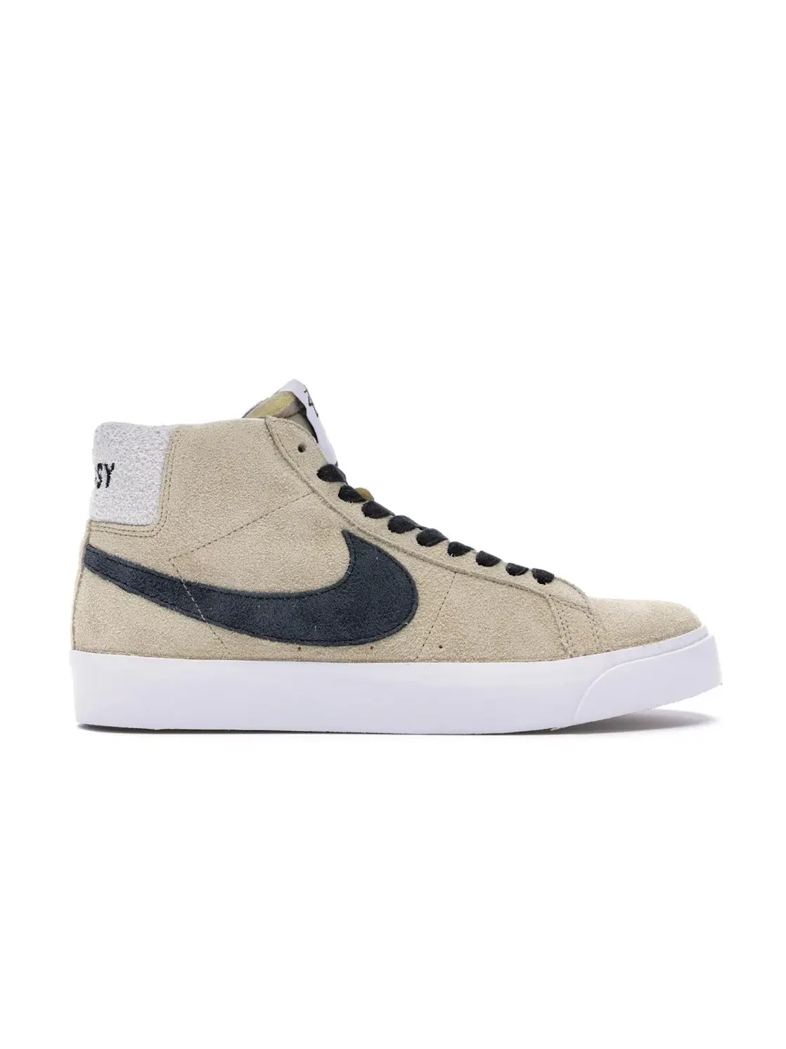 Мужские кроссовки Lifestyle с коллаборацией Nike SB Zoom Blazer Mid Stussy Nike — изображение 1 из 4, золотистый/черный