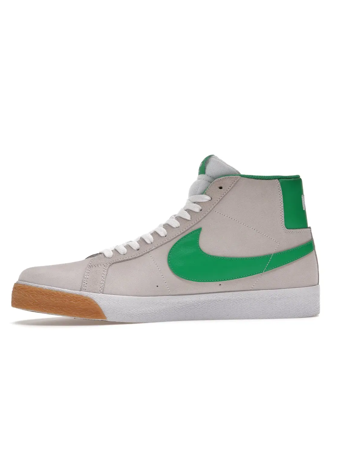 Мужские кроссовки Nike SB Zoom Blazer Mid — изображение 3 из 4, белый/зеленый-белый