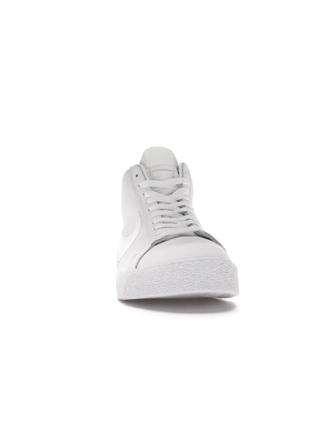 Мужские кроссовки кожаные Nike SB Zoom Blazer Mid Nike — изображение 2 из 4, белый/белый-белый
