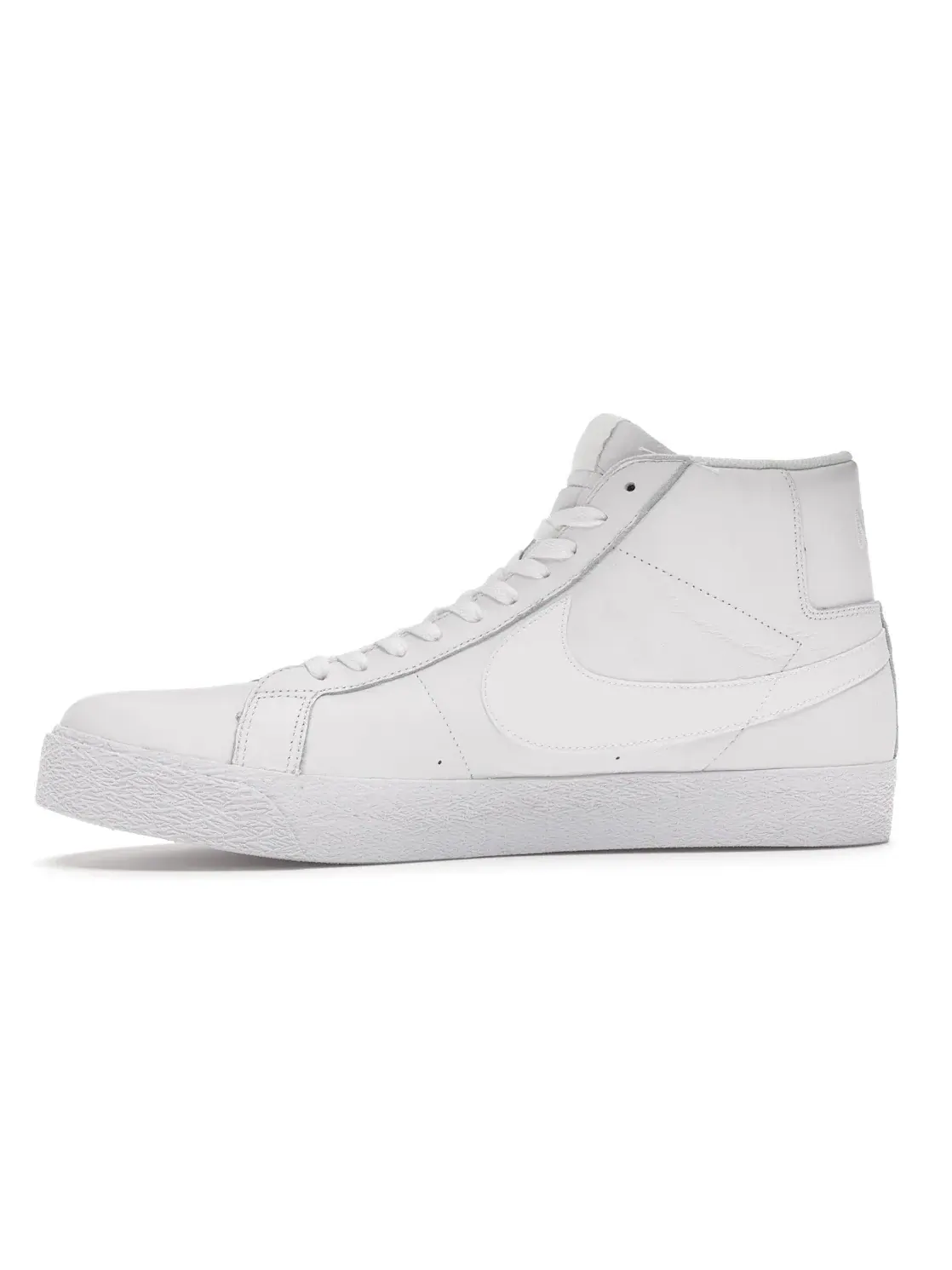 Мужские кроссовки кожаные Nike SB Zoom Blazer Mid Nike — изображение 3 из 4, белый/белый-белый