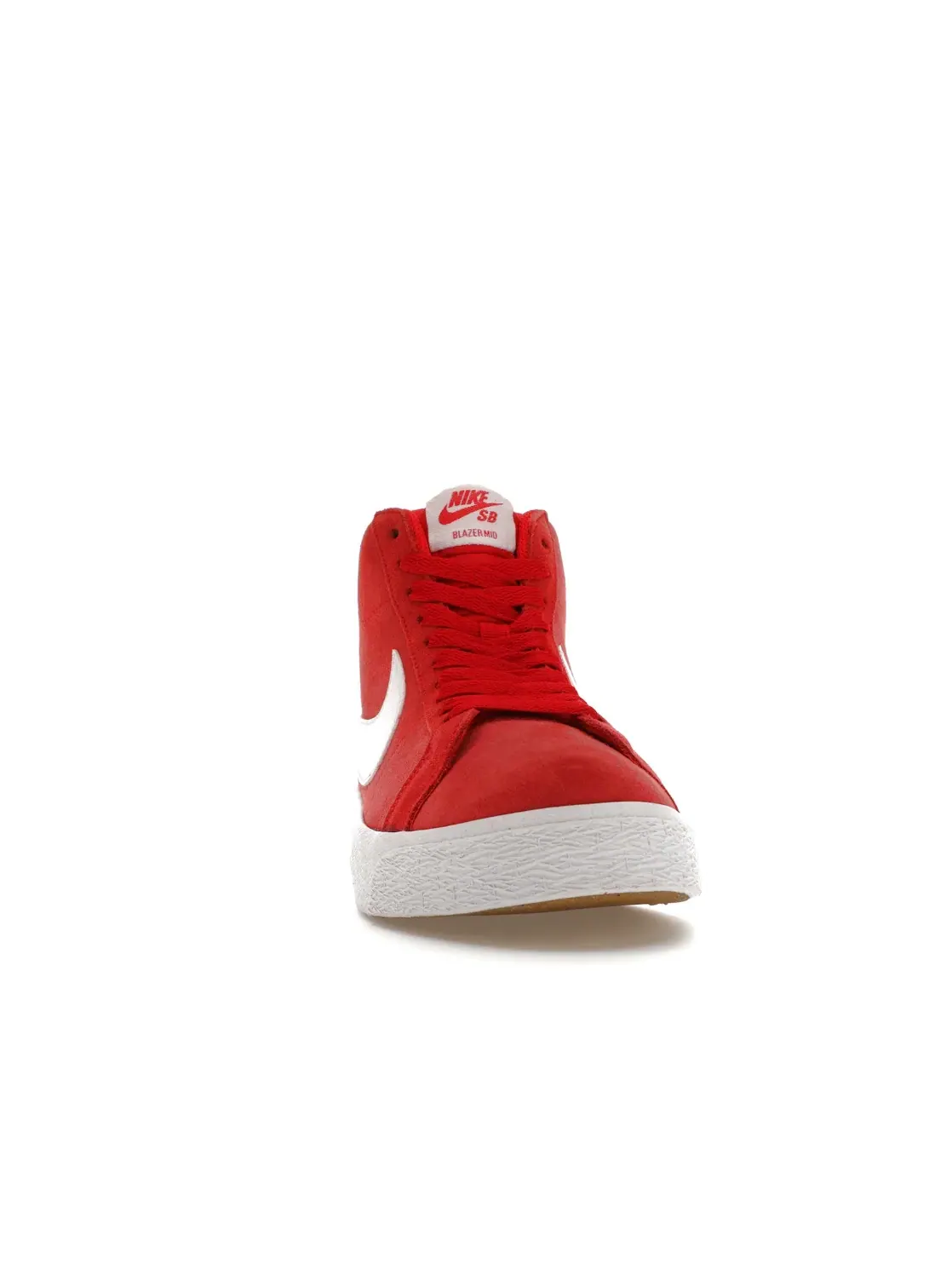 Мужские кроссовки с высоким верхом Nike SB Zoom Blazer Mid — изображение 2 из 4, красный/белый
