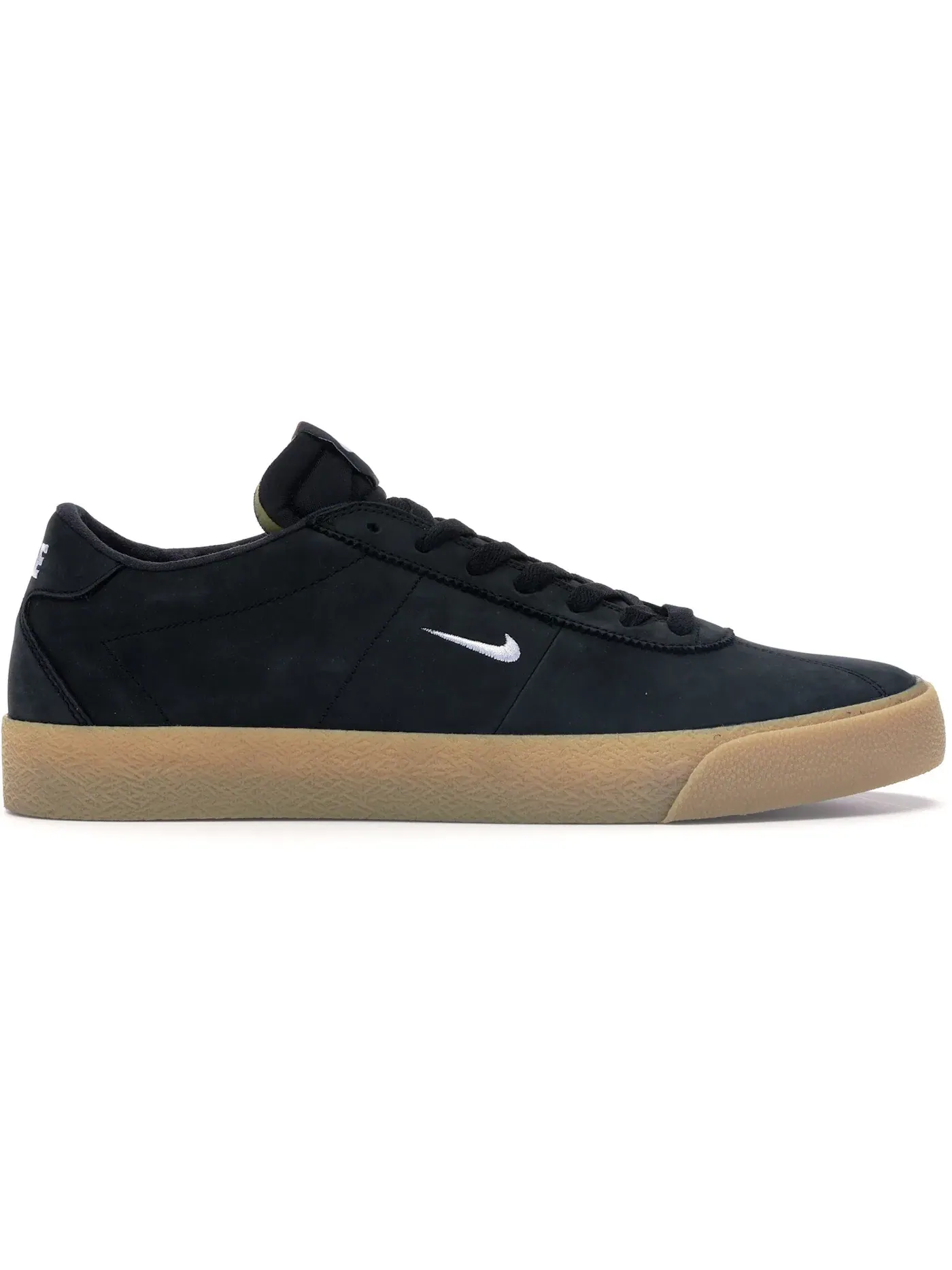 Мужские кроссовки с низким профилем Nike SB Zoom Bruin Nike — изображение 1 из 1, черный/белый-оранжевый