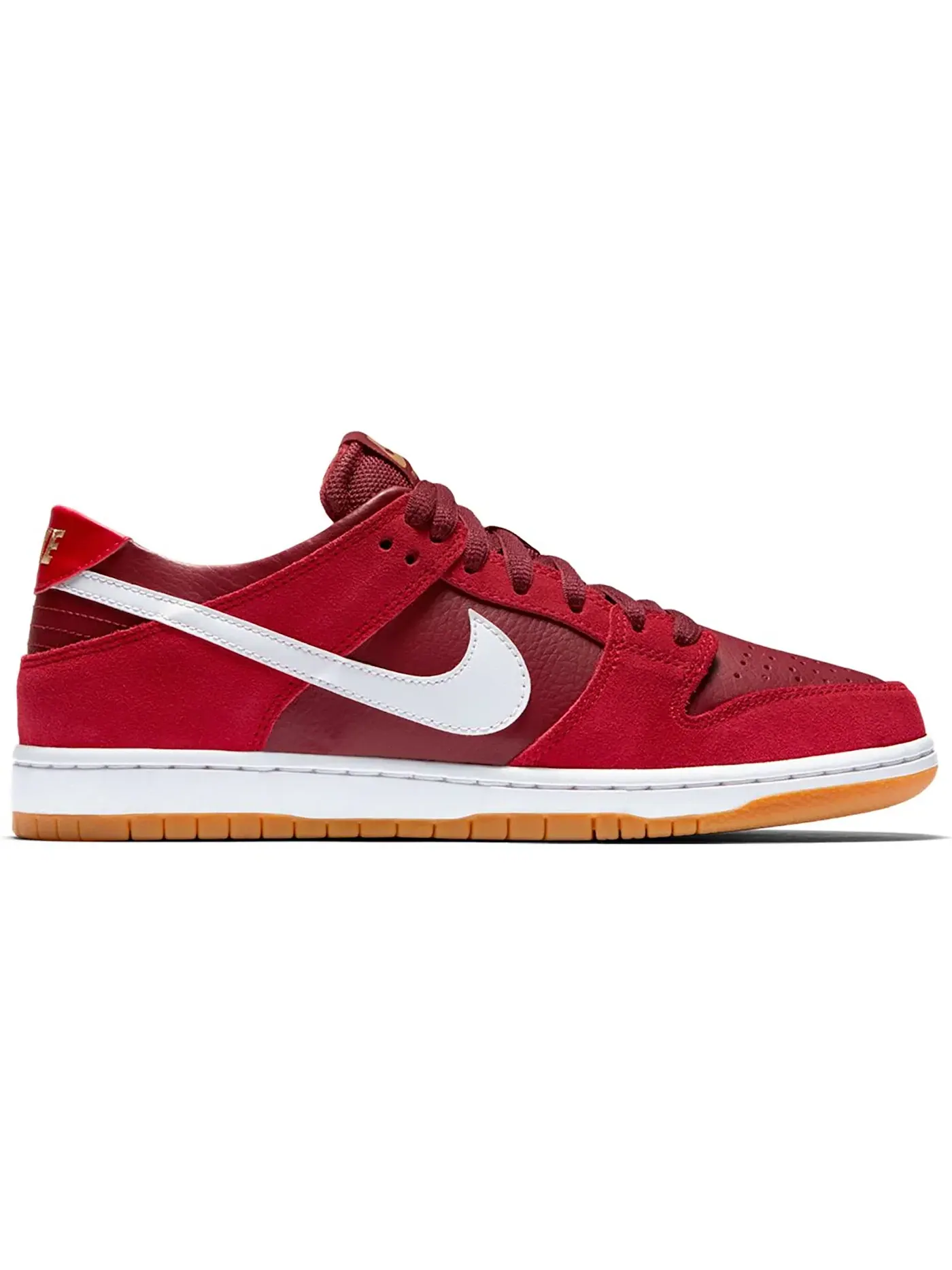 Мужские кроссовки с низким верхом Nike SB Zoom Dunk Low — изображение 1 из 1, красный/белый