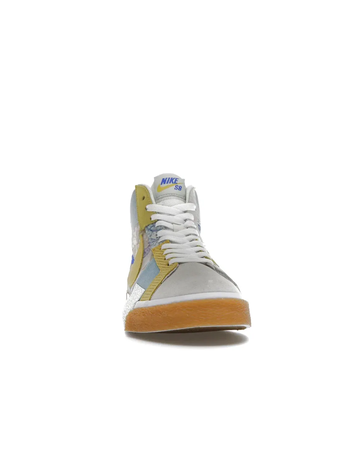 Мужские кроссовки с принтом Nike SB Zoom Blazer Mid Premium Nike — изображение 2 из 4, синий//зеленый/синий