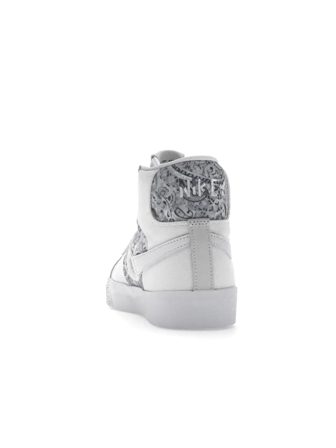 Мужские кроссовки с принтом Nike SB Zoom Blazer Mid Premium Nike — изображение 4 из 4, белый серый