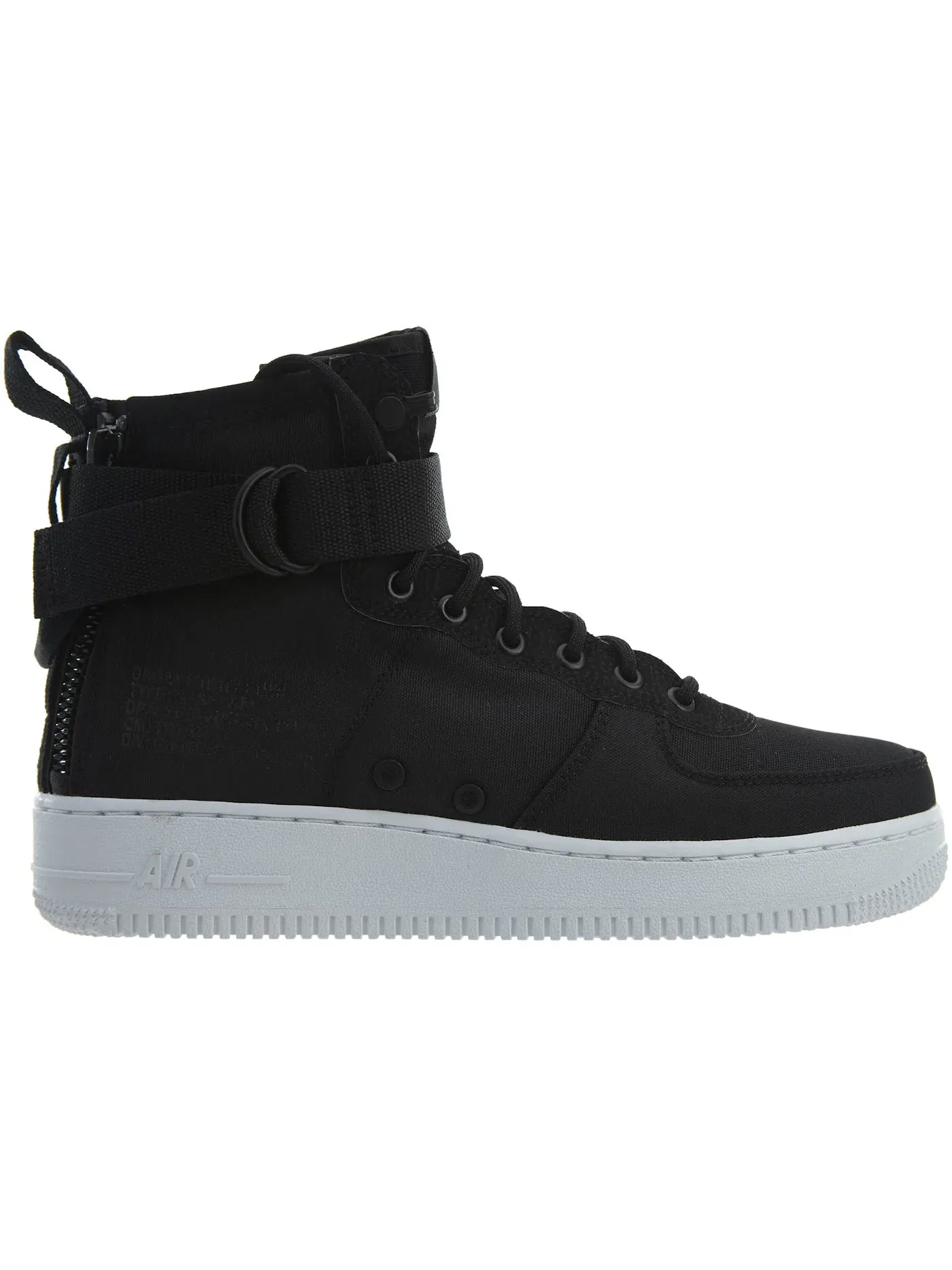 Мужские ботинки высокие Nike Sf Af1 Mid — изображение 1 из 1, черный/-белый
