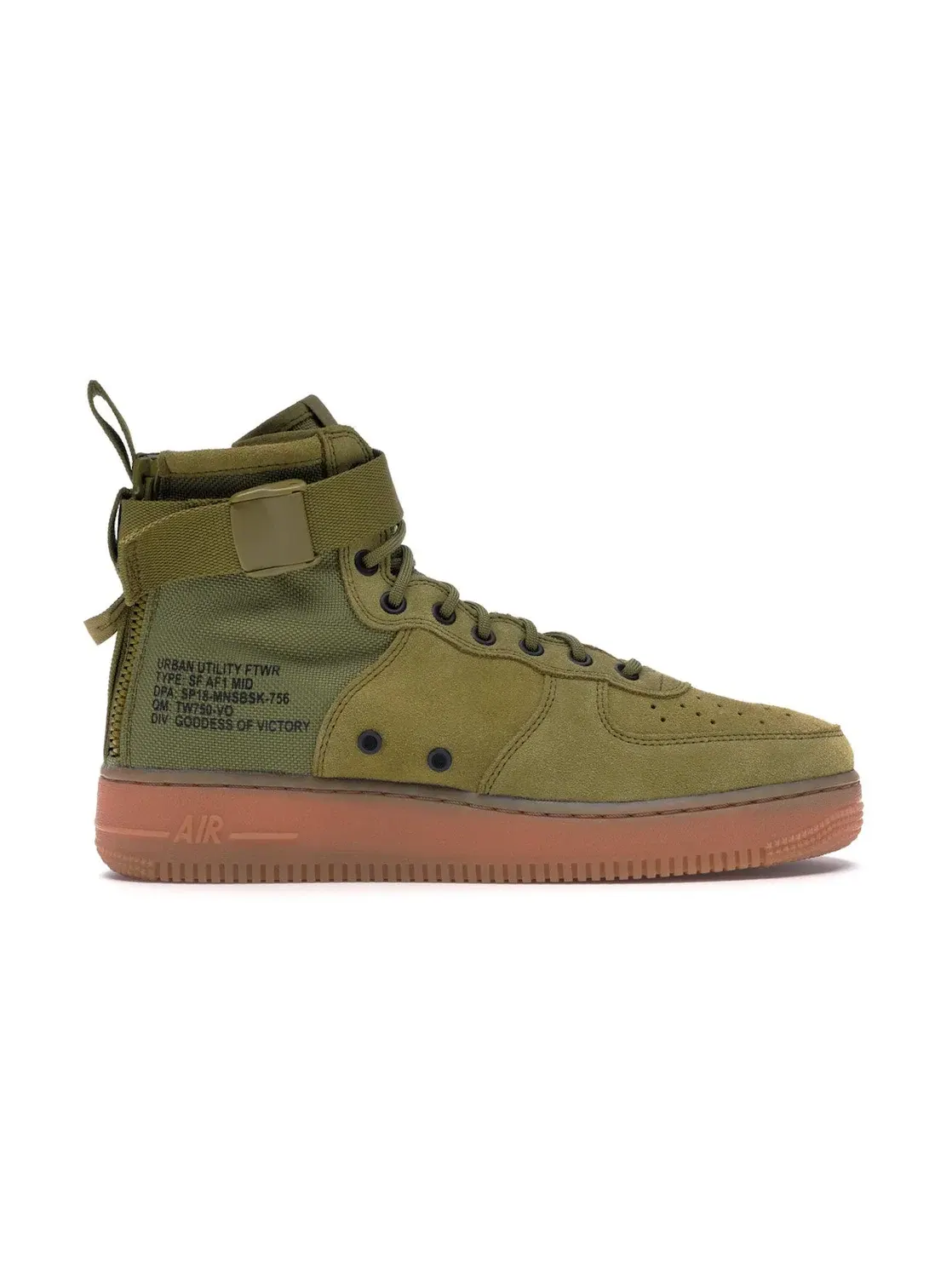 Мужской ботинок с высоким голенищем Nike Sf Af1 Mid, Desert Moss/Desert Moss — изображение 1 из 4