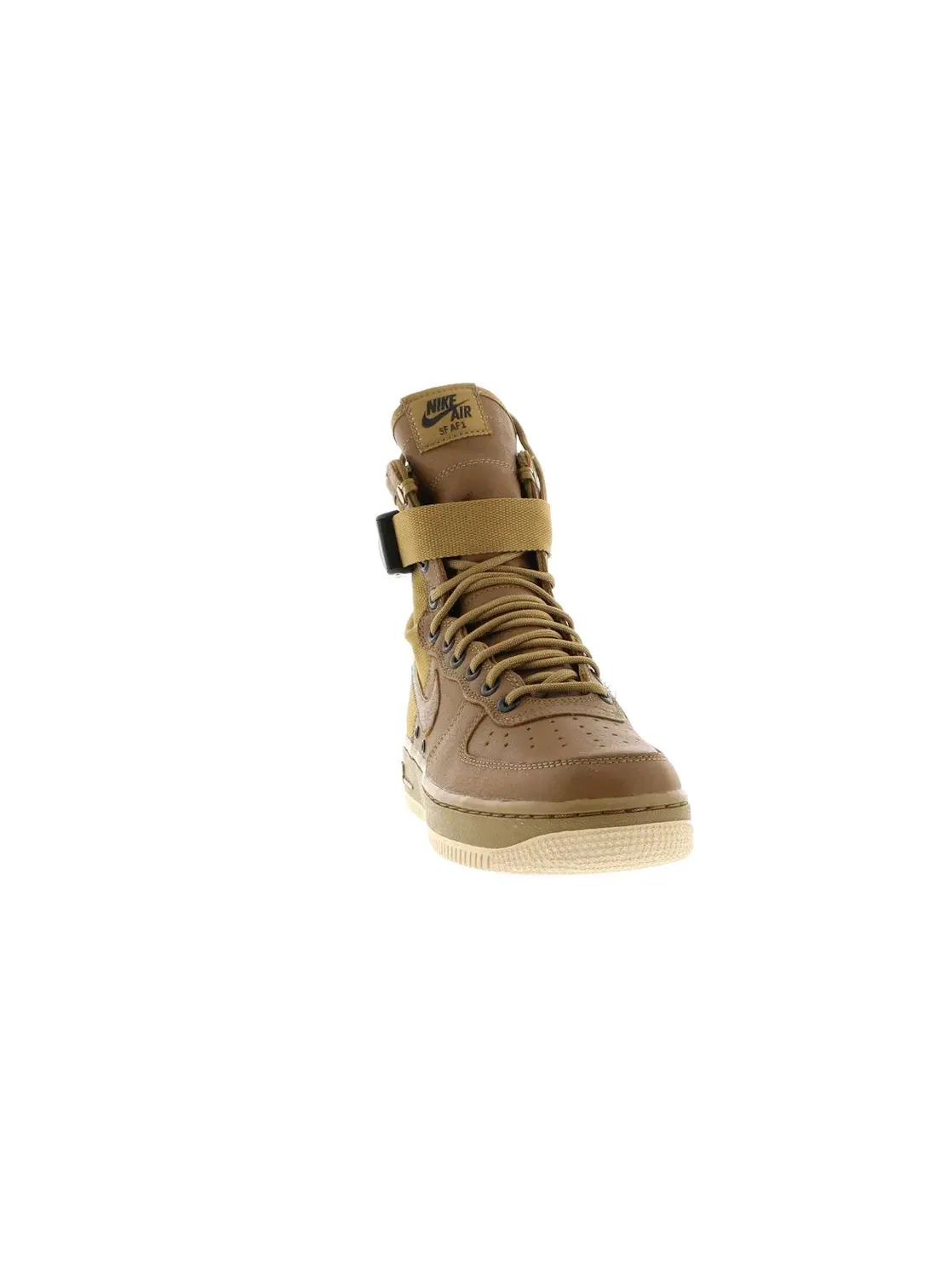 Женские ботинки с высоким берцем Nike SF Air Force 1 — изображение 2 из 4, золотистый бежевый