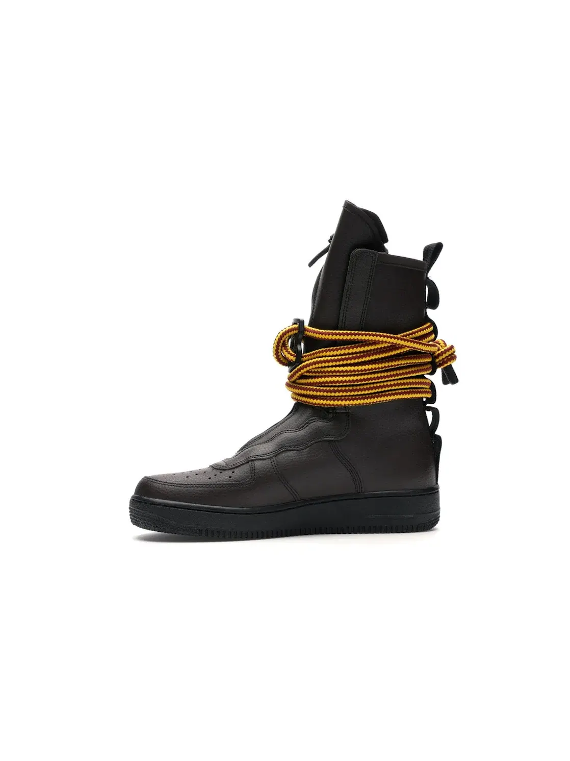 Мужские ботинки высокие Nike SF Air Force 1 High — изображение 3 из 4, коричневый/черный-желтый