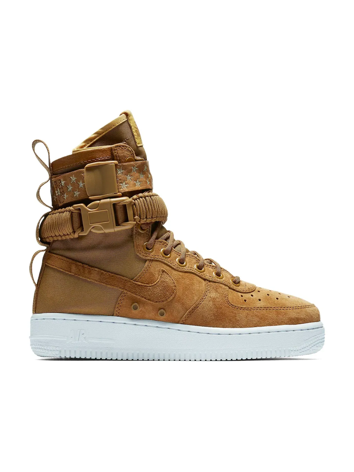 Женские ботинки высокие с брендовым дизайном Nike SF Air Force 1 High Nike — изображение 1 из 1, белый
