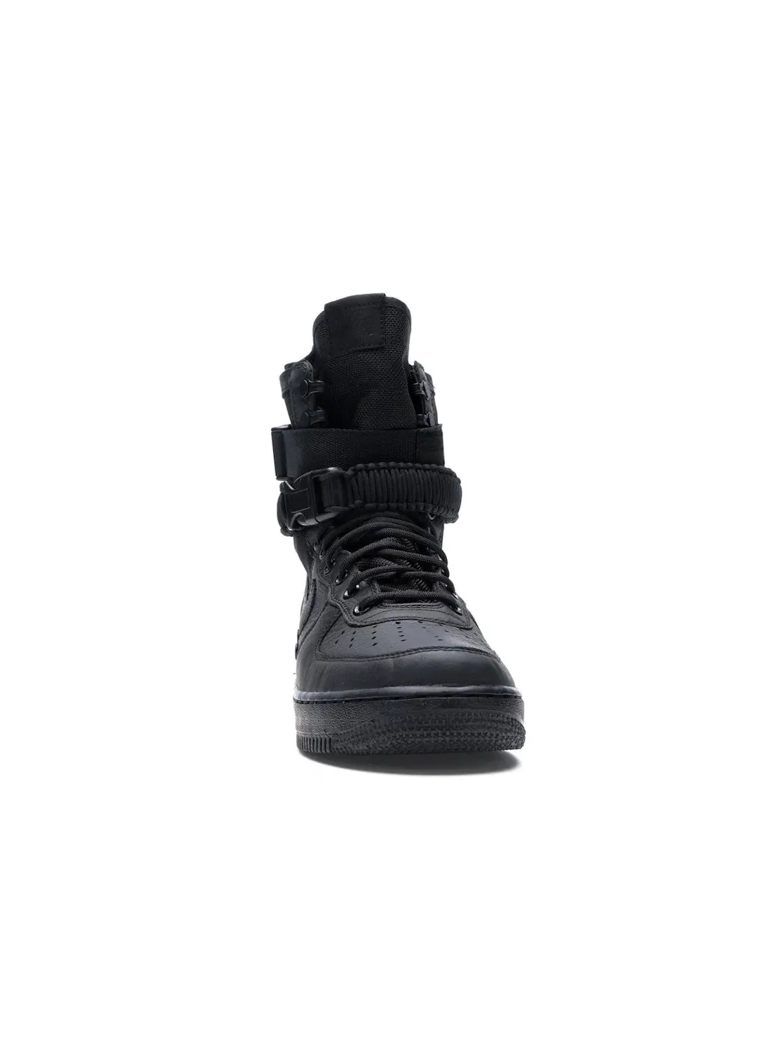 Мужские ботинки высокие Nike SF Air Force 1 High Triple Black — изображение 2 из 4, черный/черный