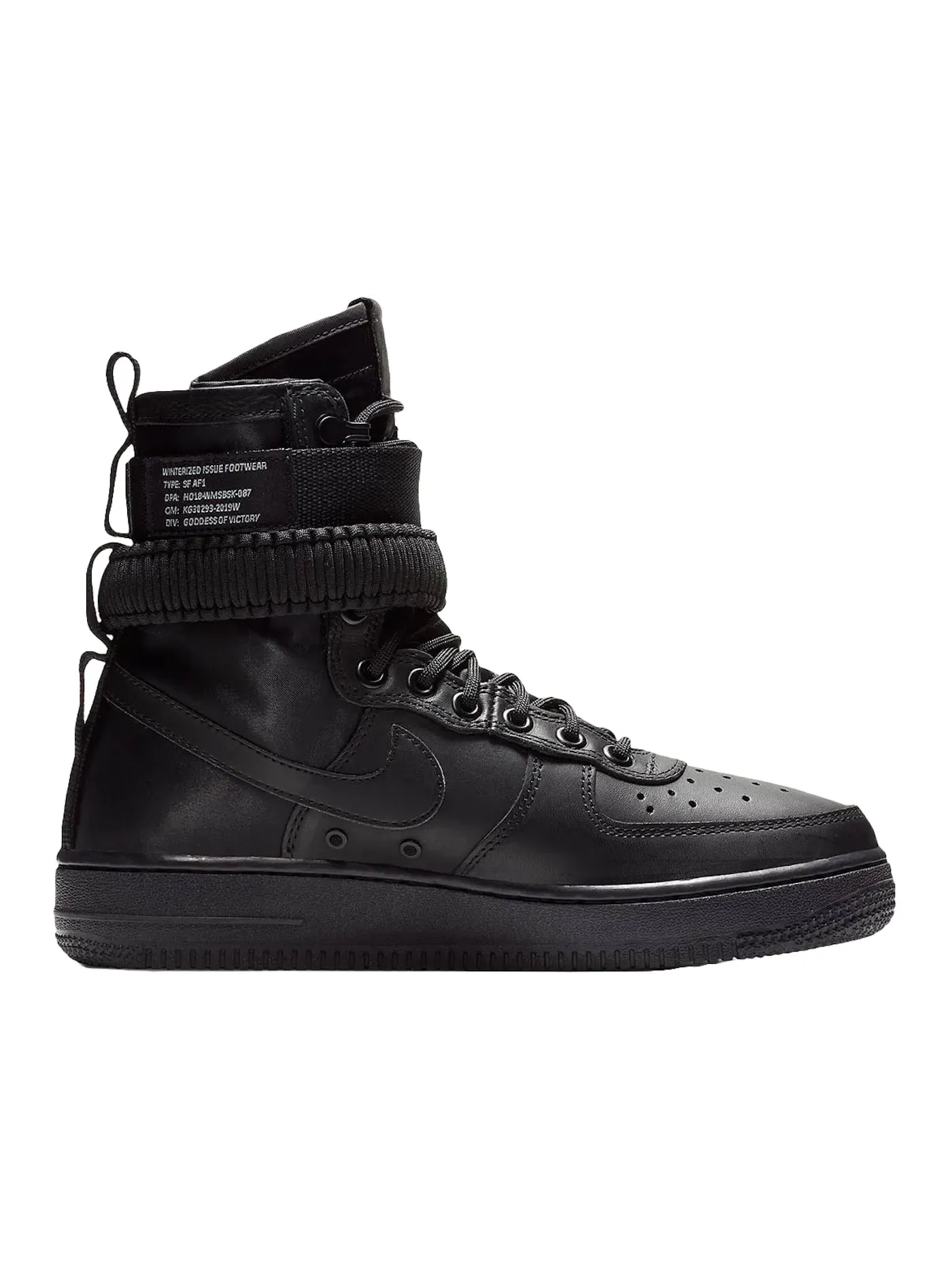 Женские кроссовки Nike Air Force 1 — изображение 1 из 1, черный/черный-черный