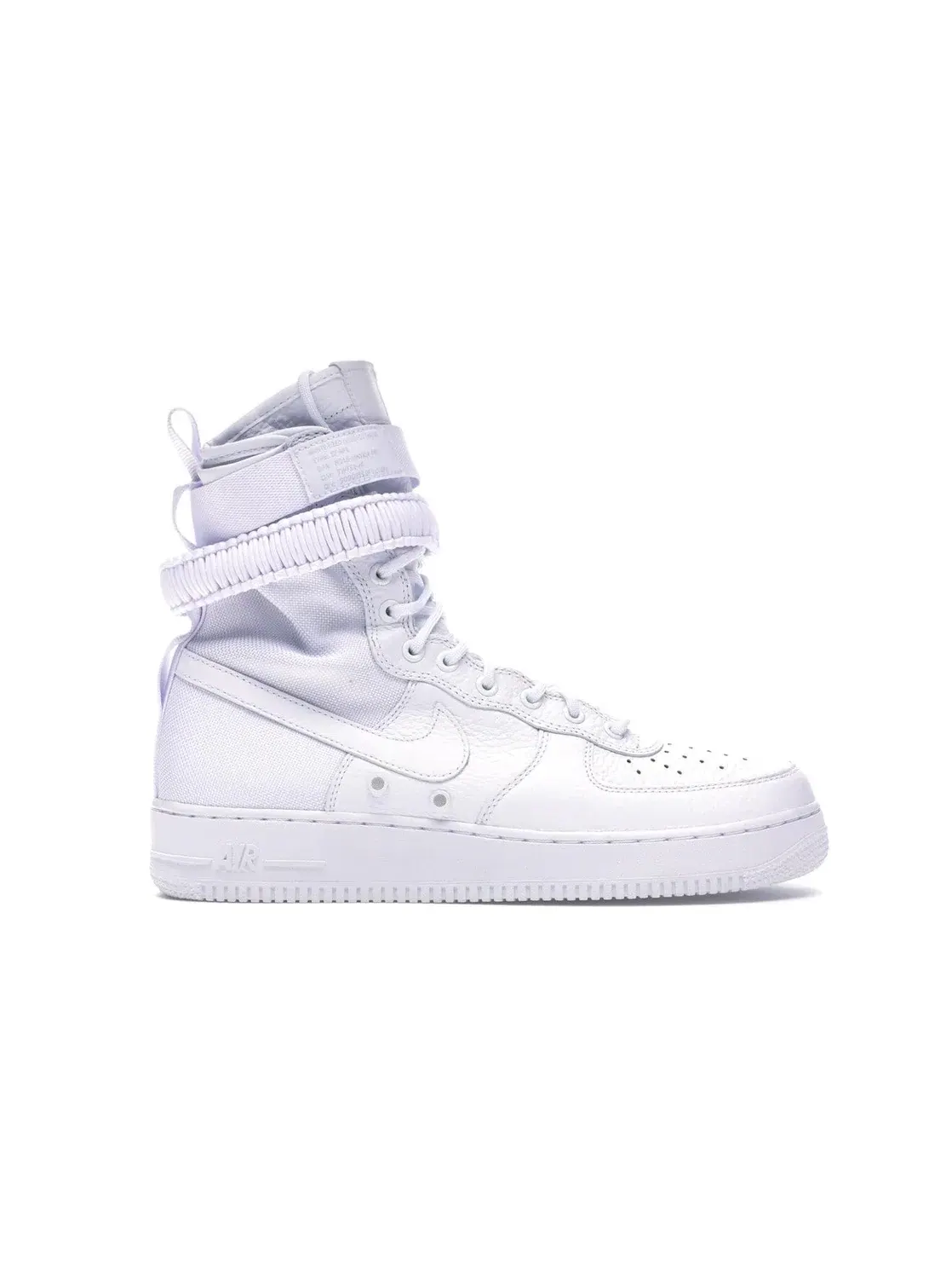 Мужские ботинки высокие из кожи и нейлона Nike SF Air Force 1 High — изображение 1 из 4, белый/белый-белый