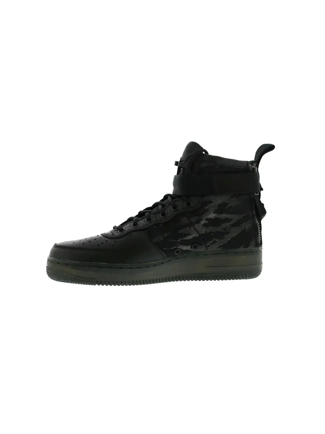 Мужские ботинки с высоким голенищем Nike SF Air Force 1 Mid — изображение 3 из 4, черный/черный-хаки