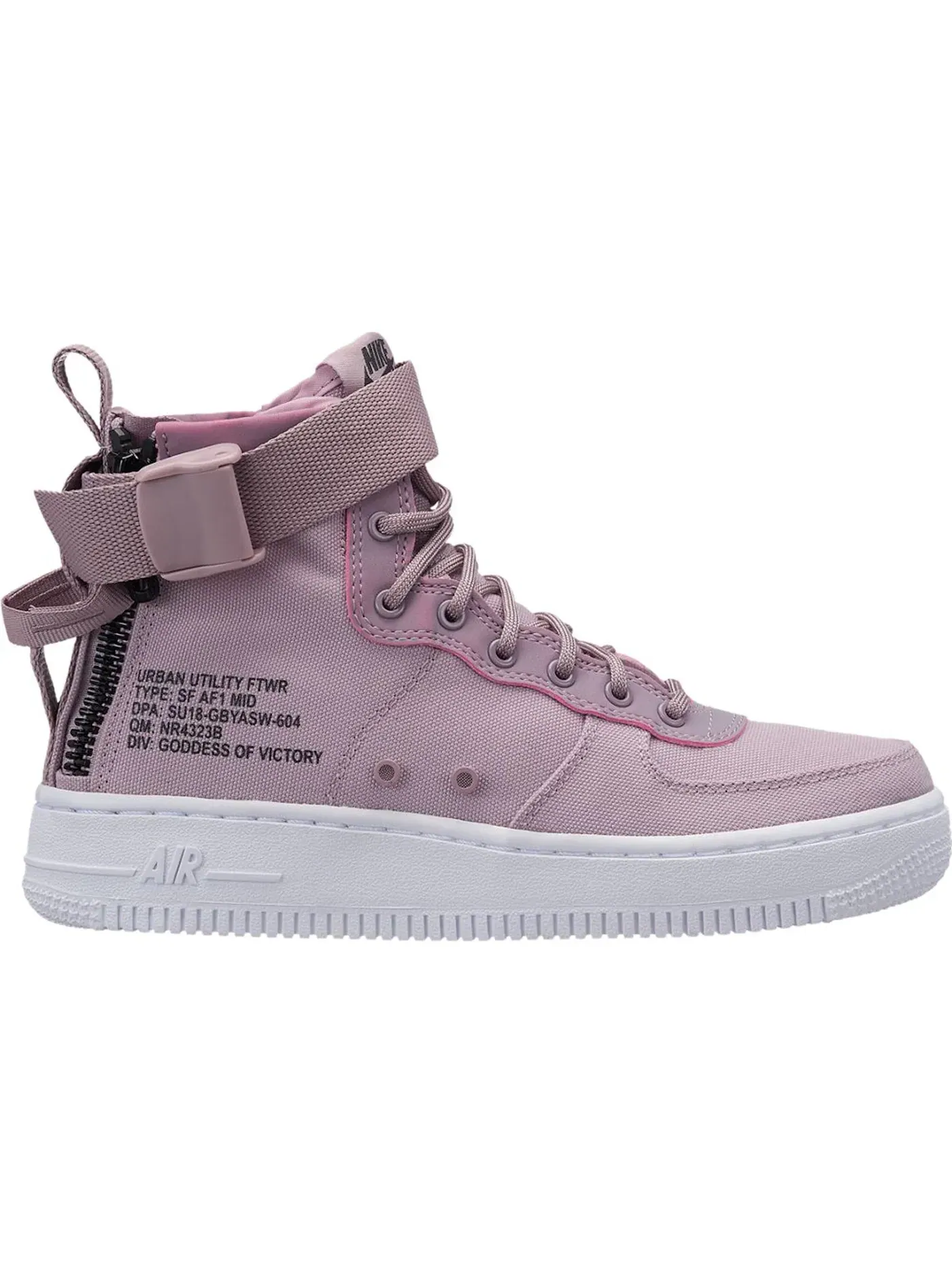 Детские ботинки с высоким голенищем Nike SF Air Force 1 Mid — изображение 1 из 1, розовый белый