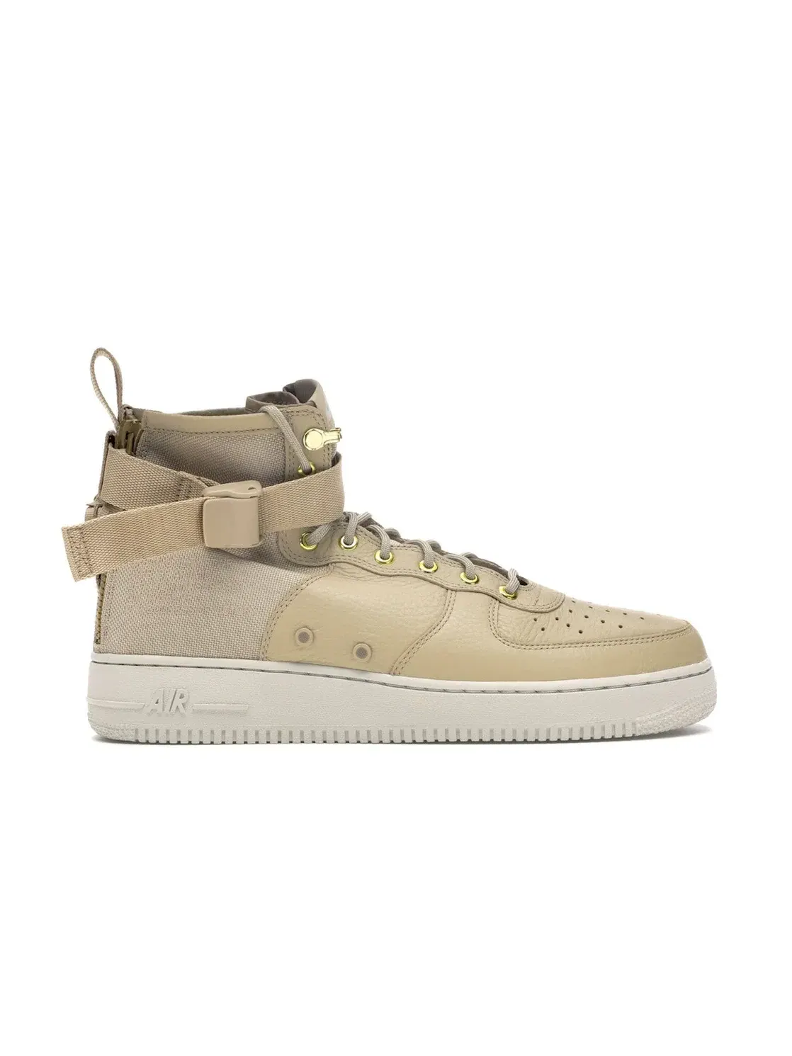Мужские ботинки Nike SF Air Force 1 Mid, Mushroom/Mushroom-Light Bone — изображение 1 из 4