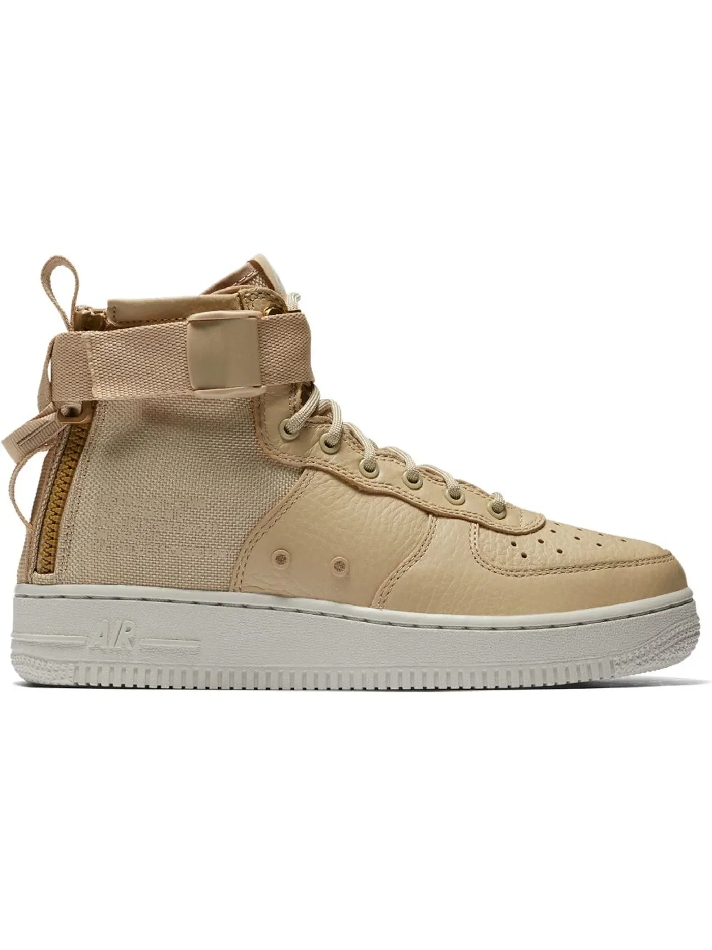 Детские ботинки с высоким берцем Nike SF Air Force 1 Mid, Mushroom/Mushroom-Light Bone — изображение 1 из 1