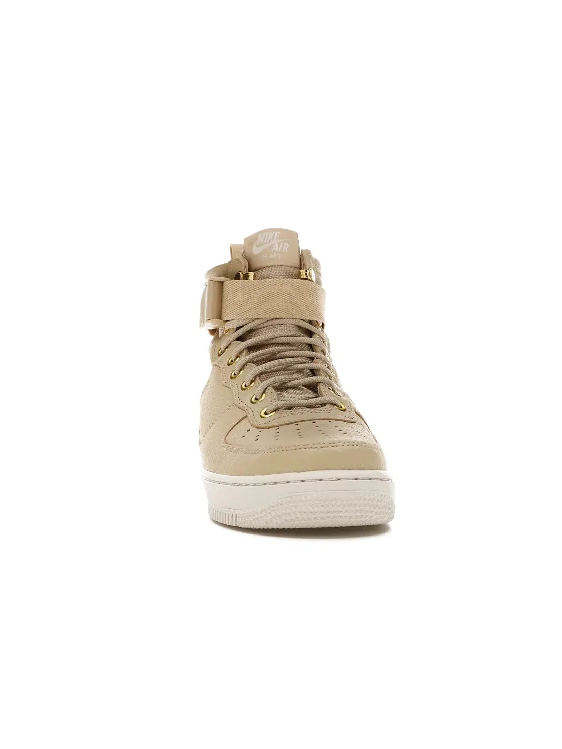 Женские кроссовки с длинной молнией Nike SF Air Force 1 Mid, Mushroom/Mushroom-Light Bone — изображение 2 из 4