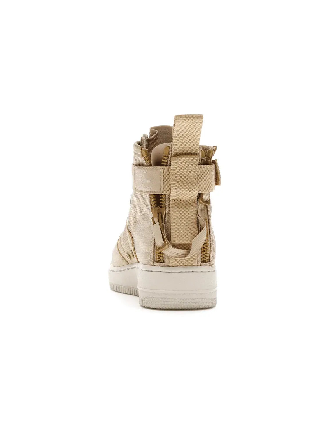 Женские кроссовки с длинной молнией Nike SF Air Force 1 Mid, Mushroom/Mushroom-Light Bone — изображение 4 из 4