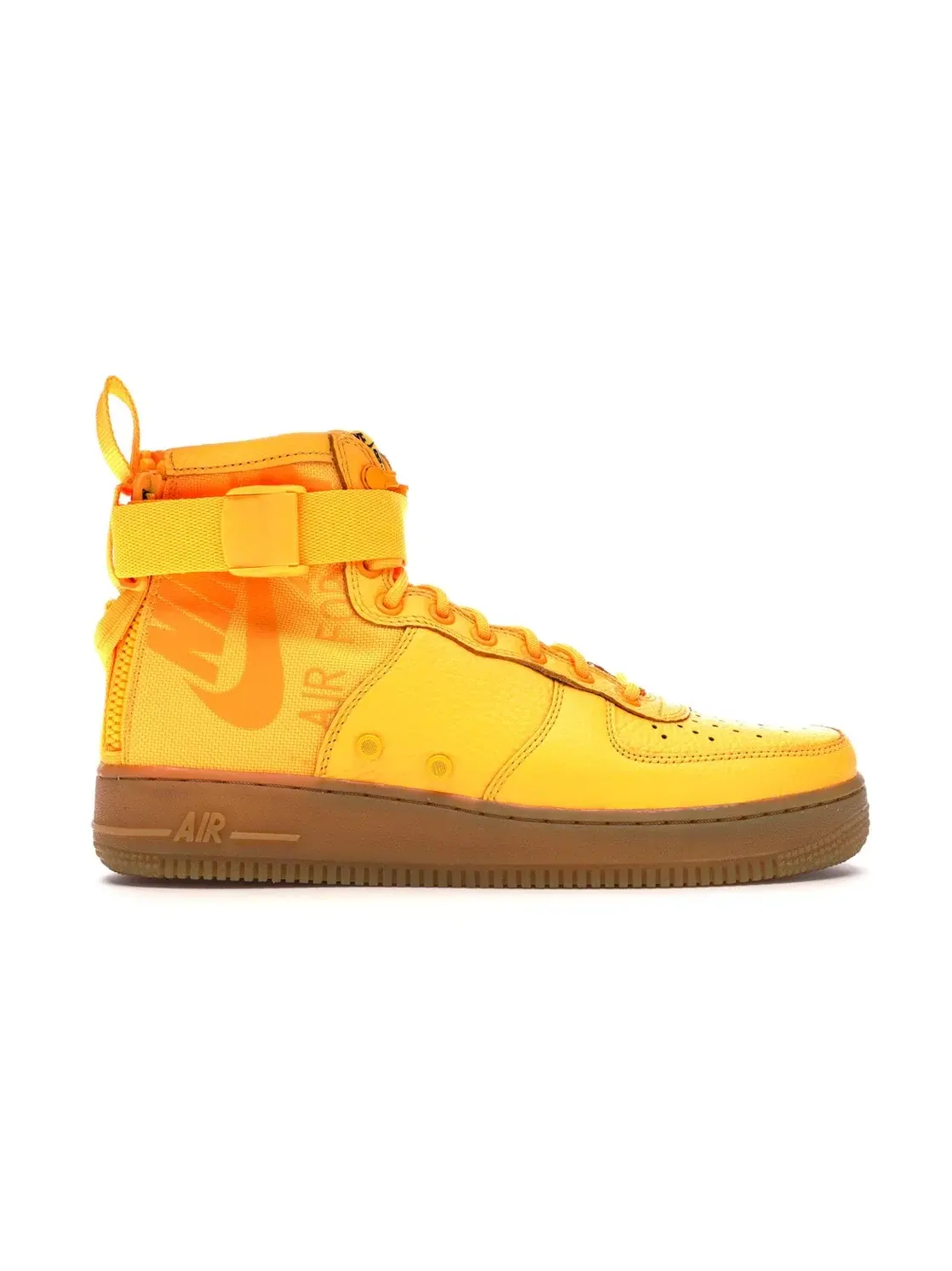 Мужские ботинки оранжевые Nike SF Air Force 1 Mid — изображение 1 из 4, оранжевый/черный