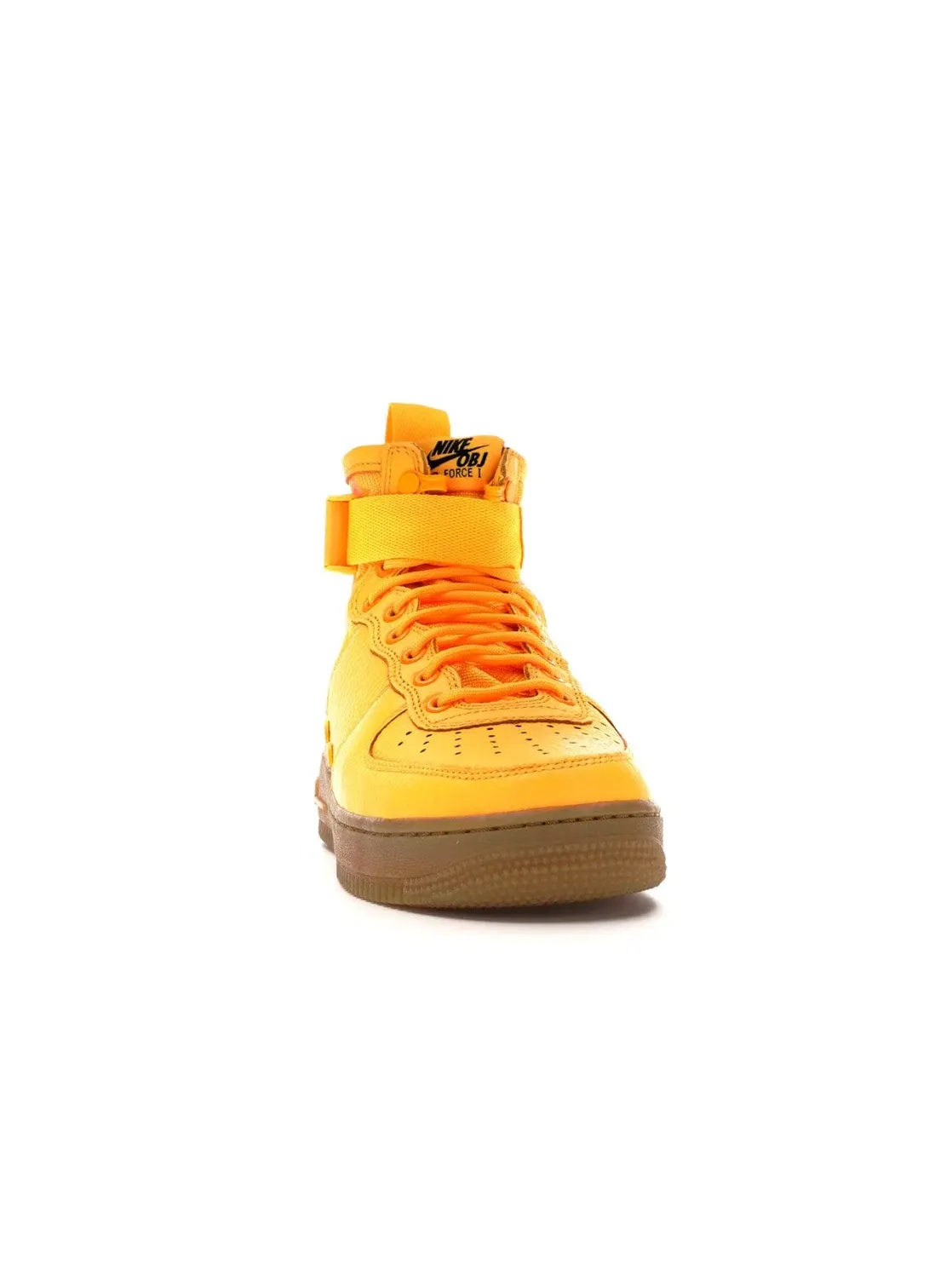 Мужские ботинки оранжевые Nike SF Air Force 1 Mid — изображение 2 из 4, оранжевый/черный
