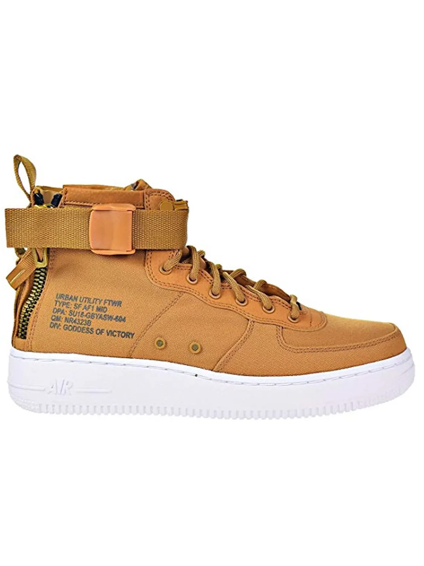 Детские ботинки с высоким берцем Nike SF Air Force 1 Mid — изображение 1 из 1, белый