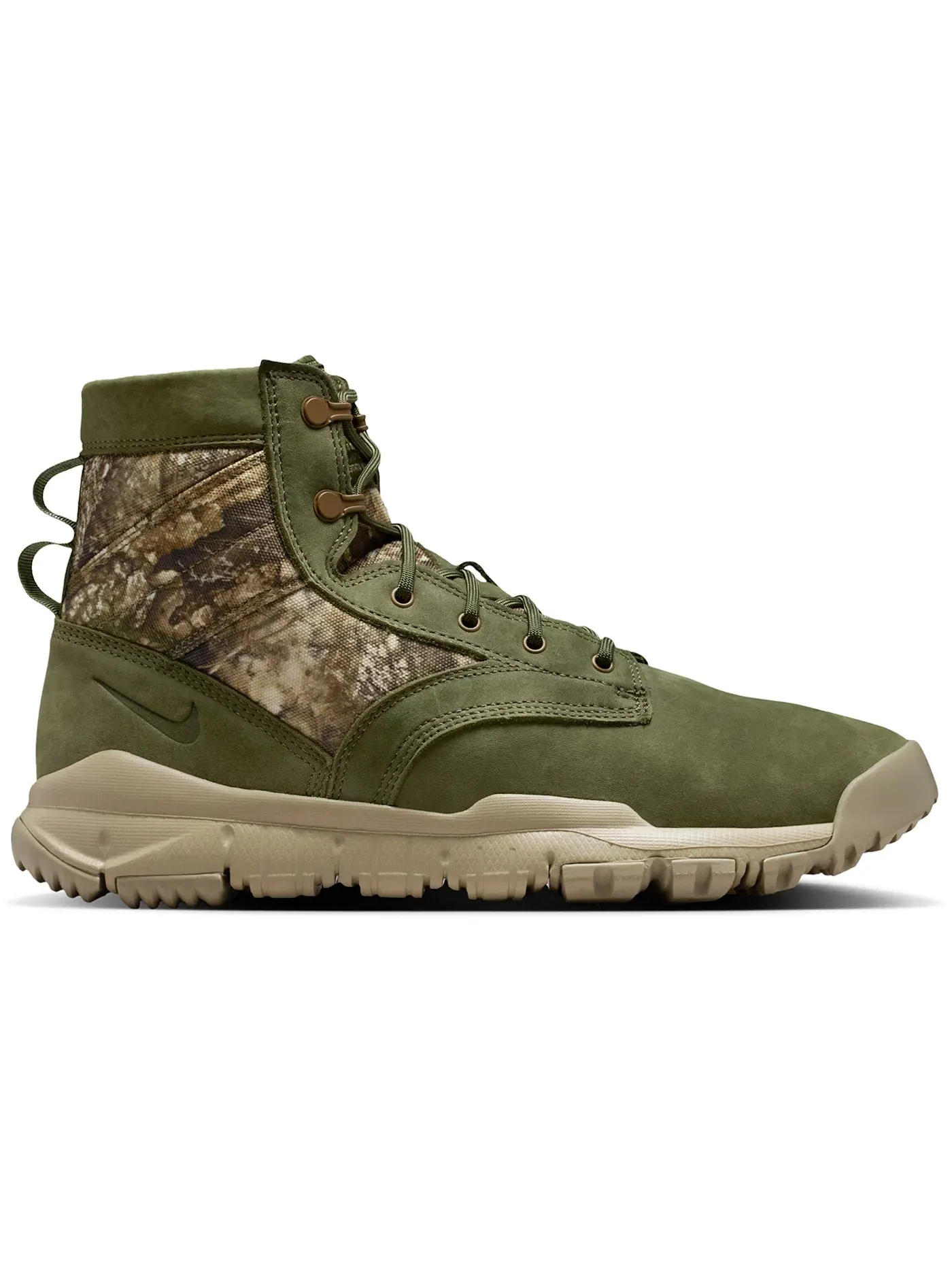 Мужские ботинки из кожи с моделью Nike SFB 6 Inch NSW Leather Nike — изображение 1 из 1, зеленый