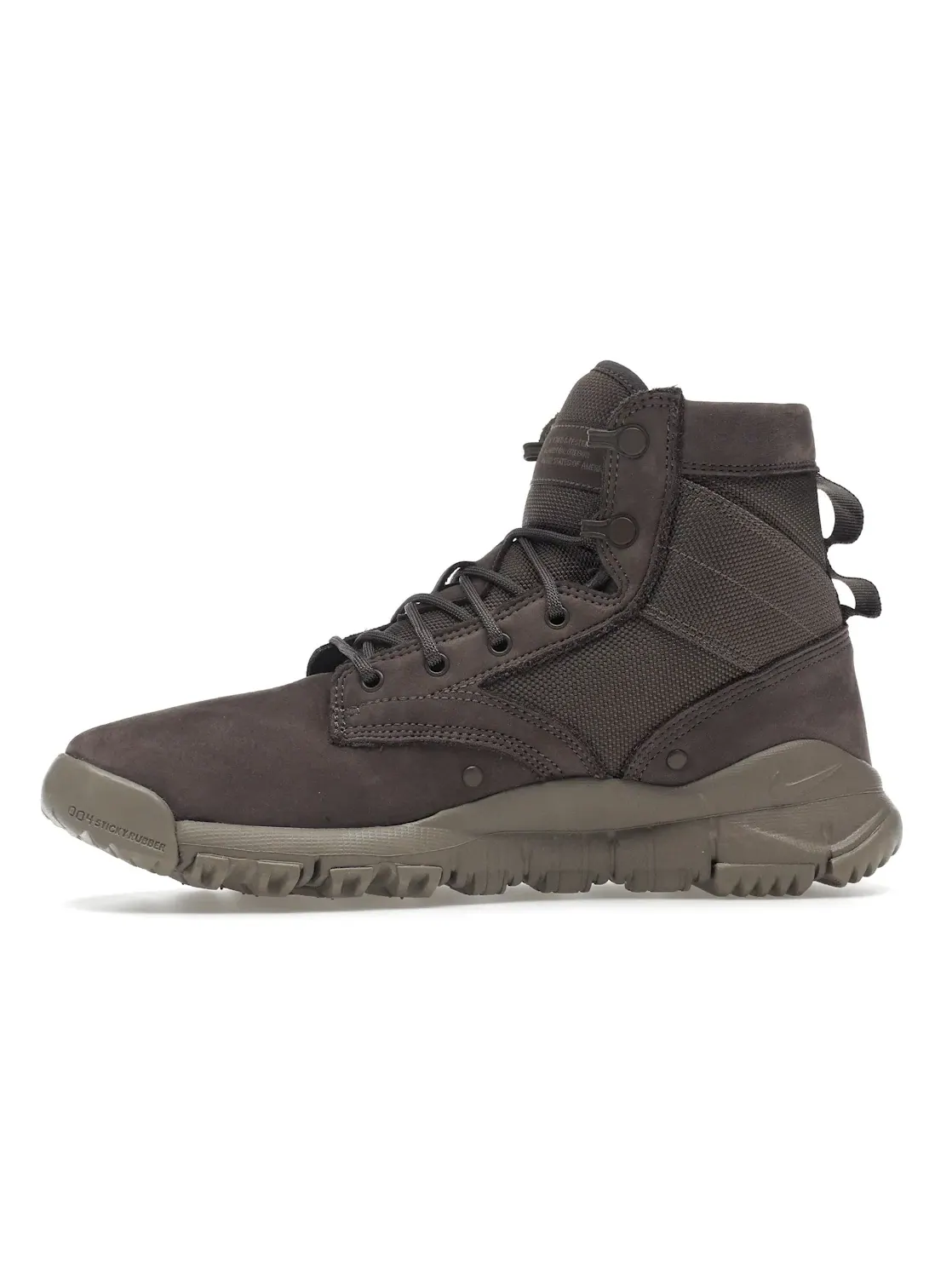Мужские ботинки с высоким берцем Leather Nike SFB 6" NSW, Dark Mushroom/Dark Mushroom — изображение 3 из 4