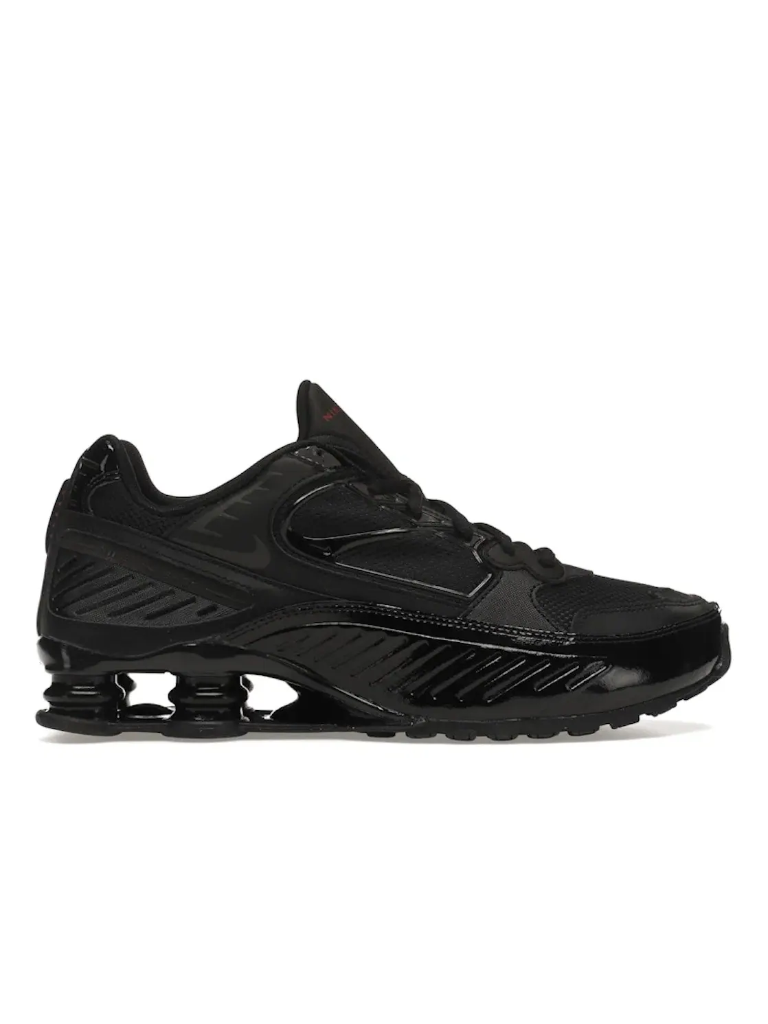 Женские кроссовки с колонками Shox Enigma Nike — изображение 1 из 4, черный/черный-красный