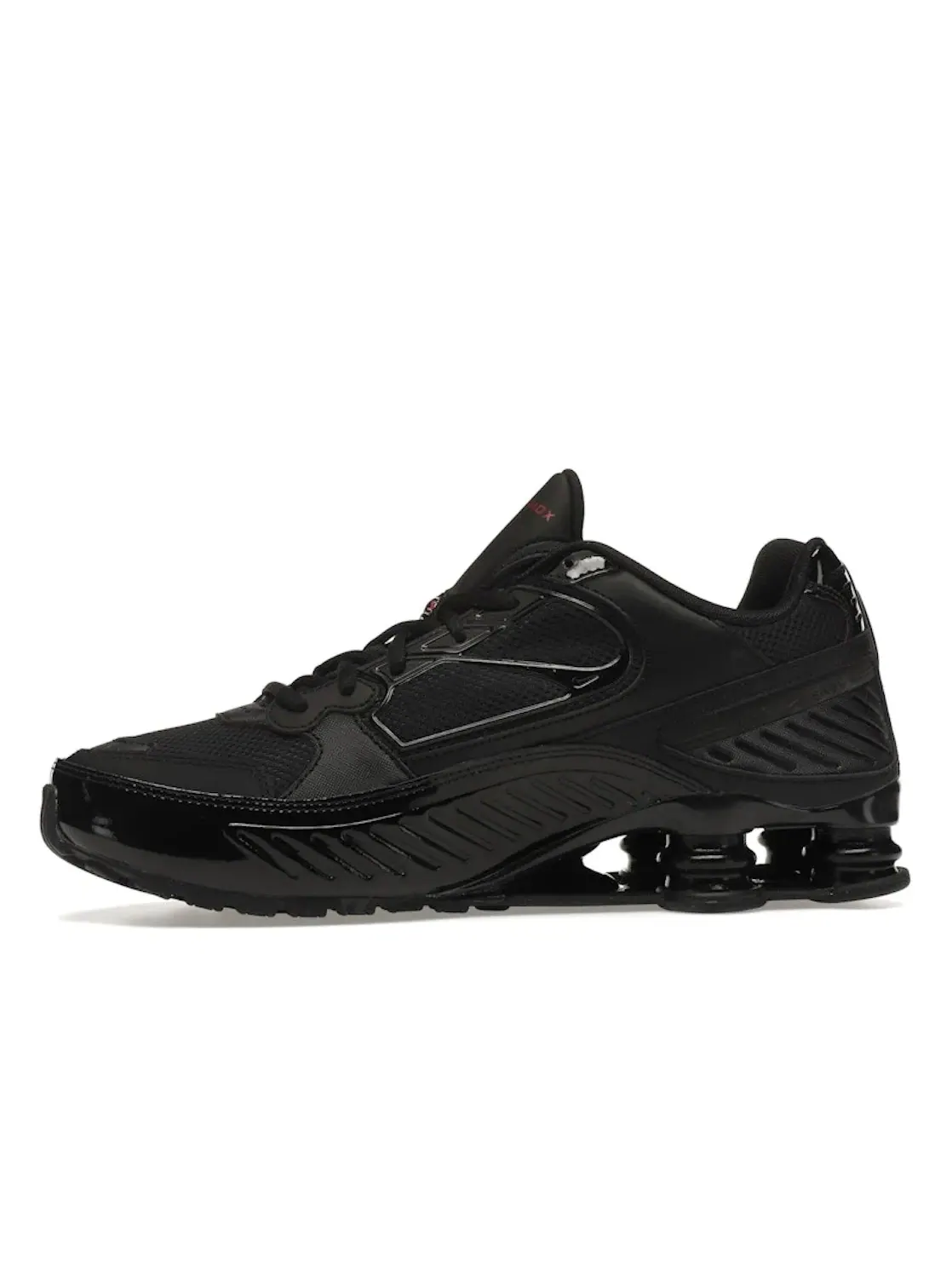 Женские кроссовки с колонками Shox Enigma Nike — изображение 3 из 4, черный/черный-красный