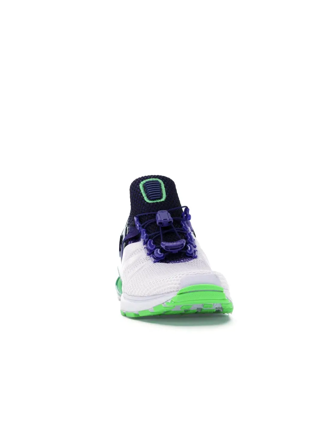 Женские кроссовки Lifestyle Nike Shox Gravity — изображение 2 из 4, белый/фиолетовый-зеленый