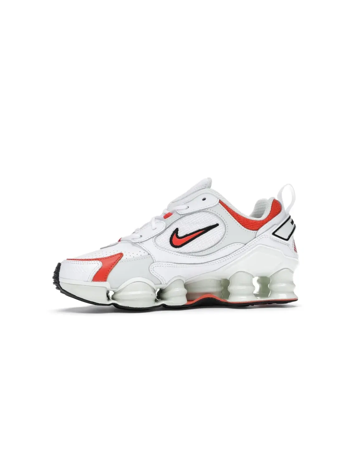 Женские кроссовки с контрастной отделкой Nike Shox Nova Nike — изображение 2 из 3, белый/красный-серый