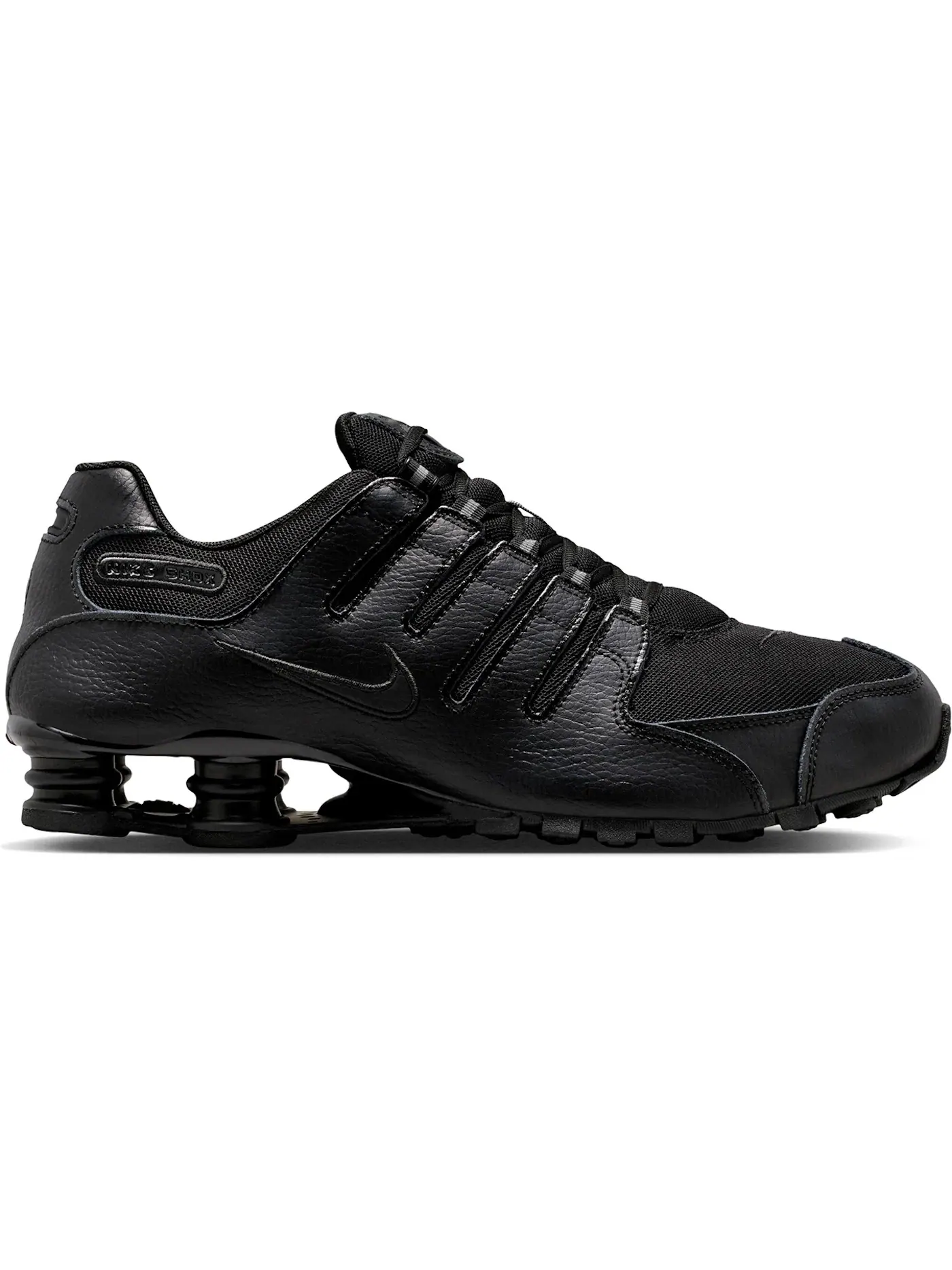 Мужские кроссовки Lifestyle Nike Shox NZ — изображение 1 из 1, черный/черный/черный