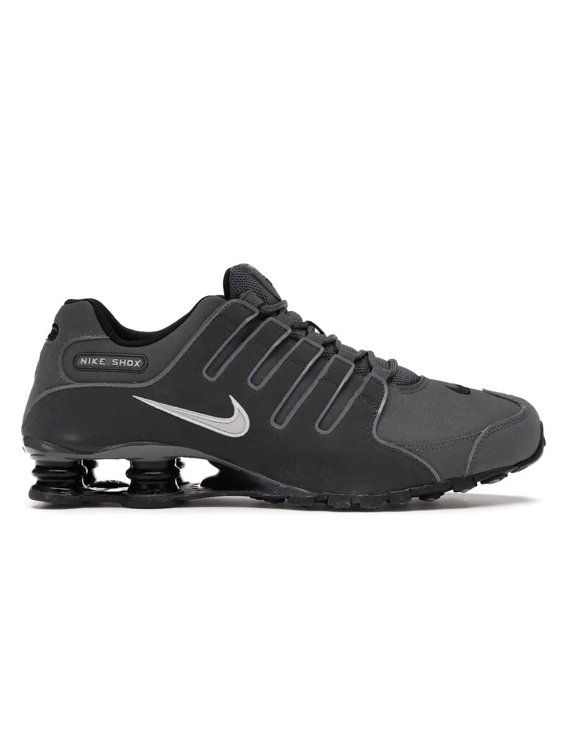Мужские кроссовки с амортизацией Shox Nike Shox NZ — изображение 1 из 4, темный серый/металлик
