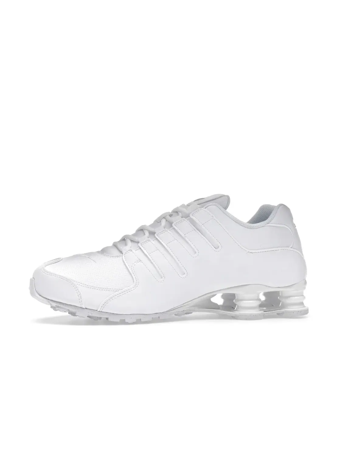 Мужские кроссовки с колонной амортизацией Nike Shox NZ — изображение 3 из 4, белый/белый