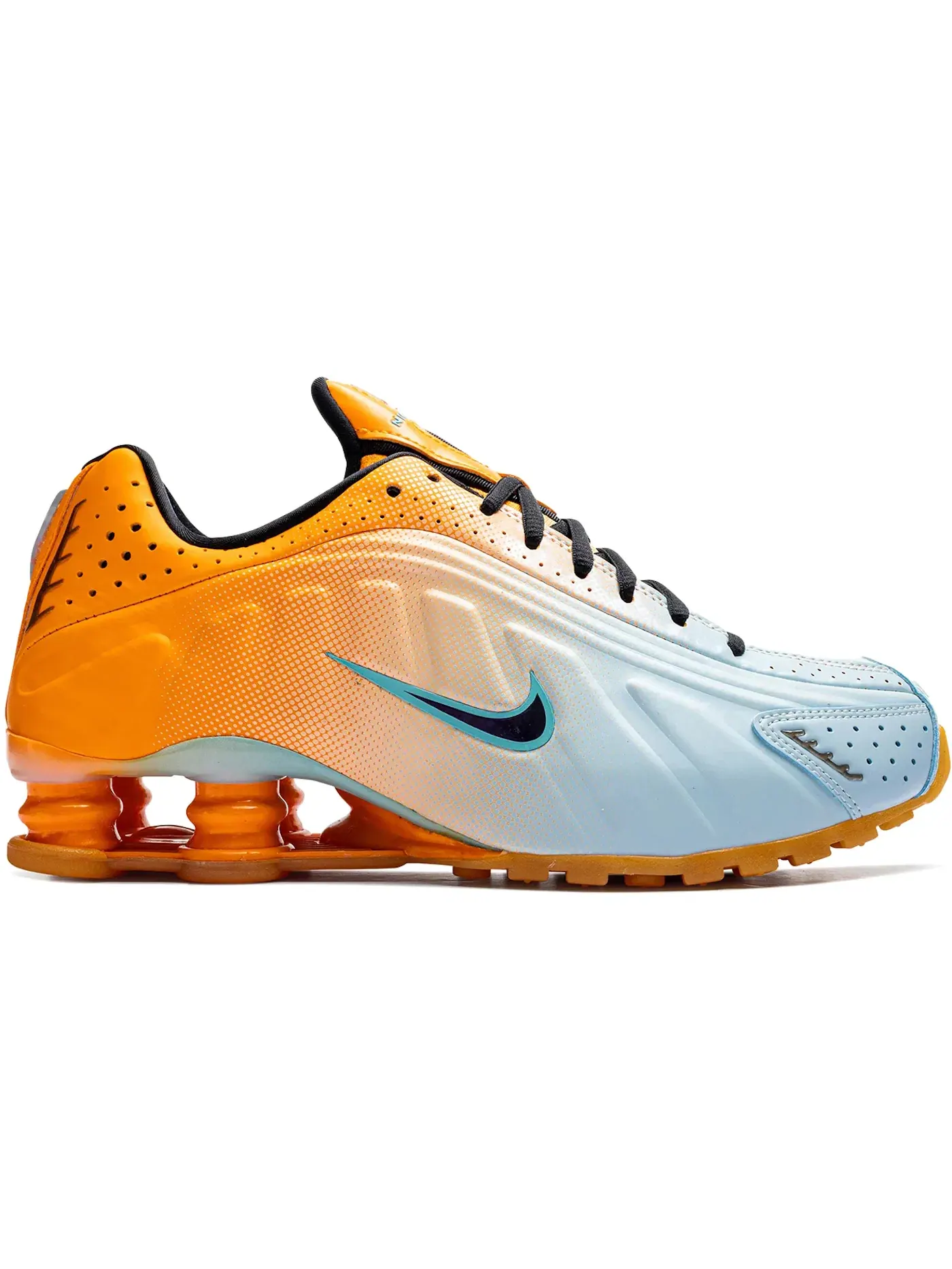 Женские кроссовки Lifestyle Nike Shox R4 AB — изображение 1 из 1, оранжевый/черный/синий