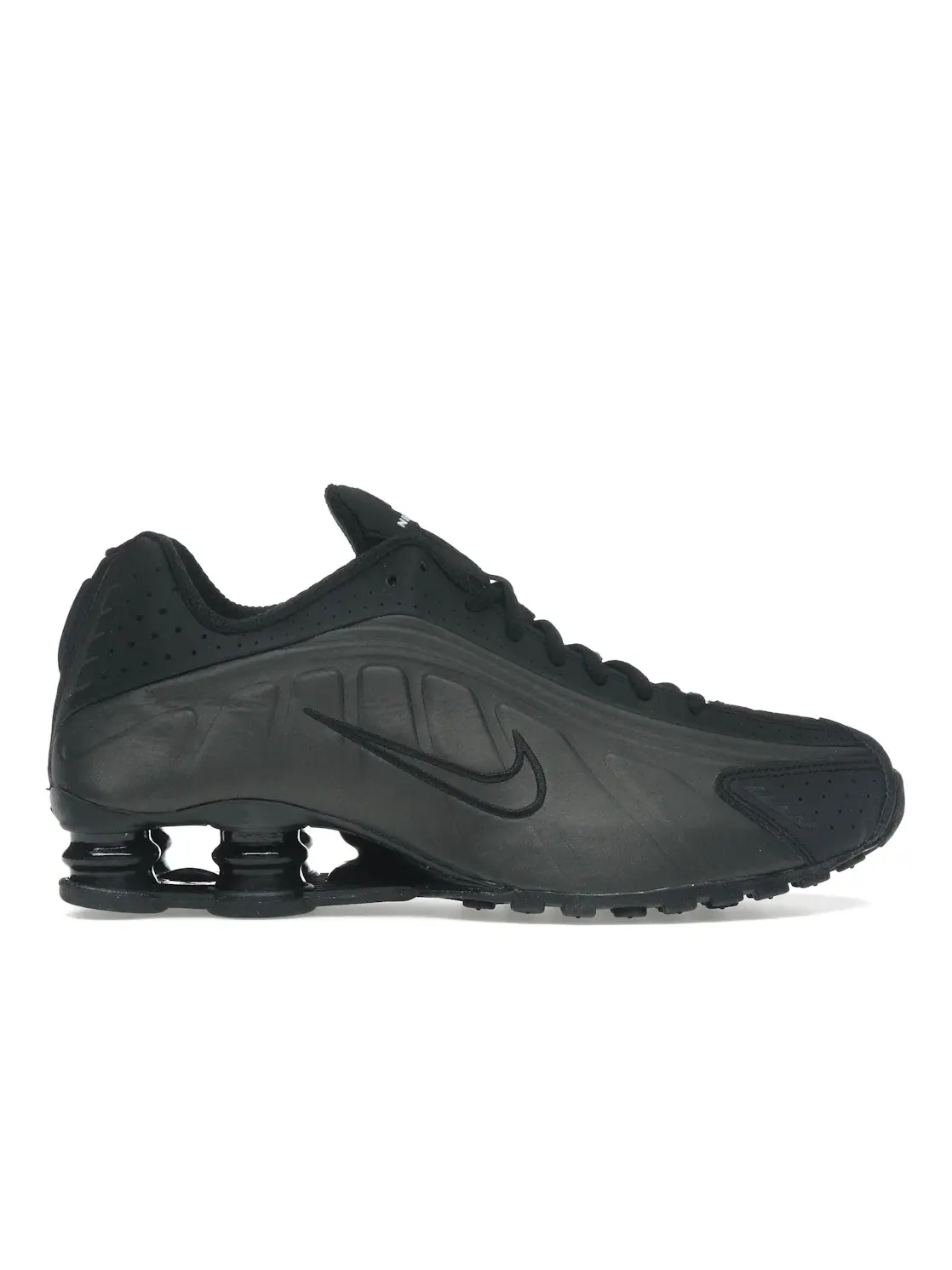 Мужские кроссовки с литыми боковыми панелями Nike Shox R4 Nike — изображение 1 из 4, черный/яркий