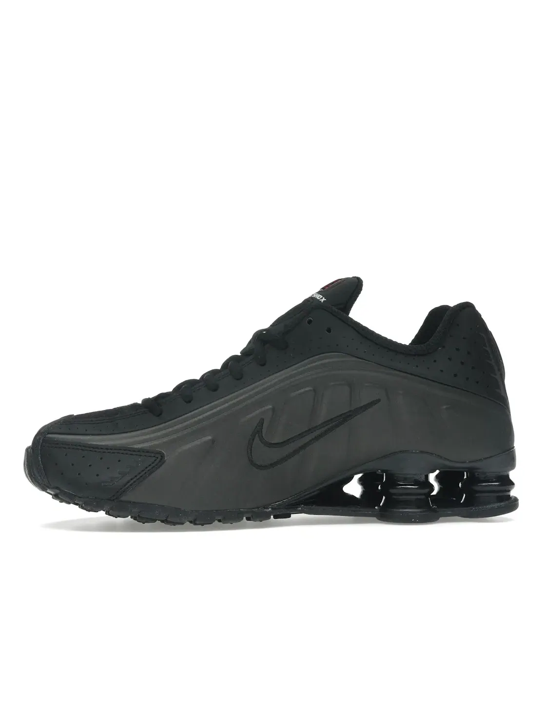 Мужские кроссовки с литыми боковыми панелями Nike Shox R4 Nike — изображение 3 из 4, черный/яркий