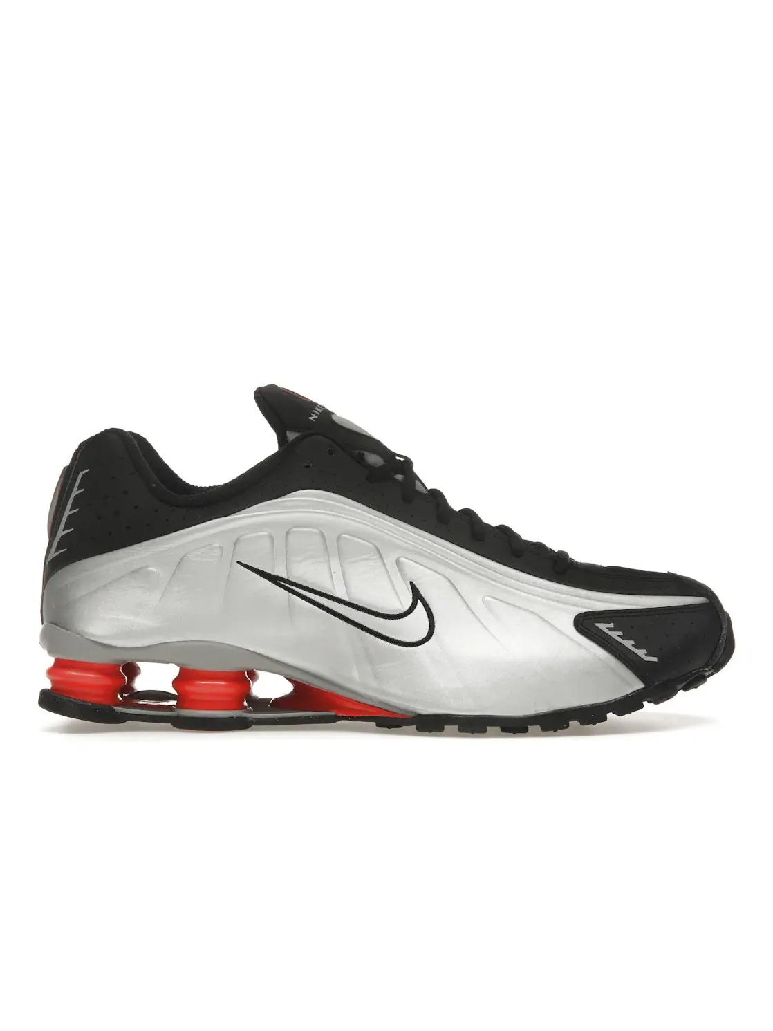 Мужские кроссовки Lifestyle с амортизацией Shox Nike Shox R4 — изображение 1 из 4, металлик серебристый