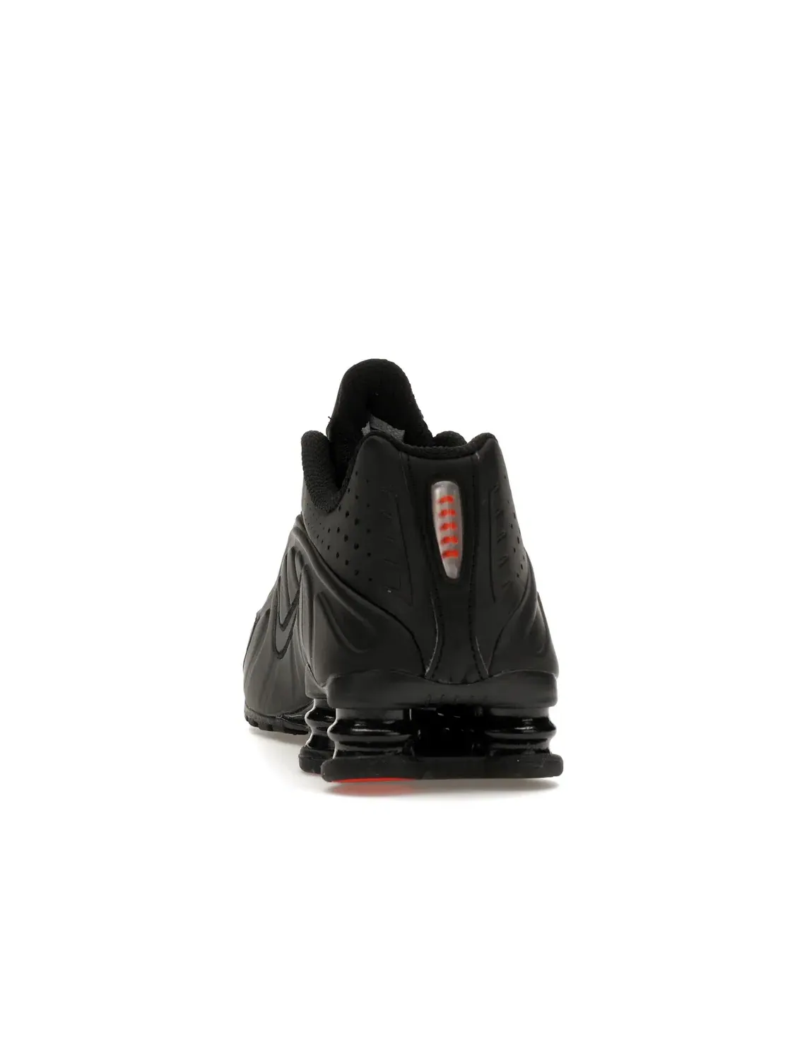 Женские кроссовки с амортизацией Nike Shox R4 — изображение 4 из 4, черный/черный-оранжевый