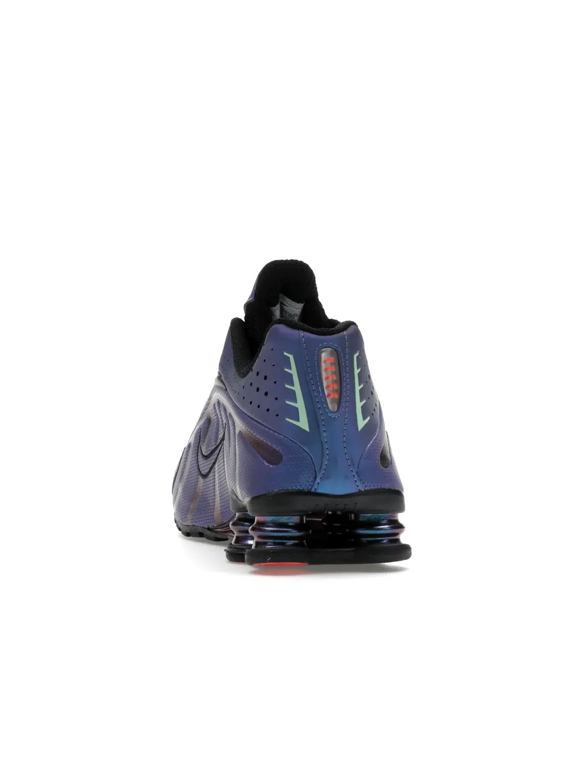 Мужские кроссовки с переливающимся верхом Nike Shox R4 Nike — изображение 4 из 4, черный
