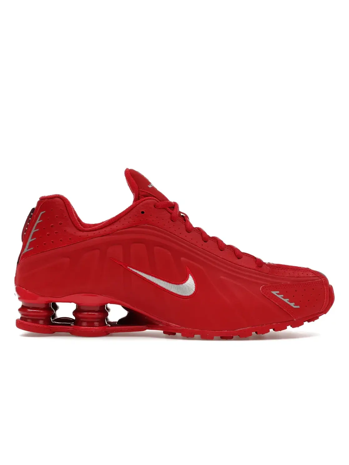 Мужские кроссовки с технологией Shox Nike Shox R4 — изображение 1 из 4, красный/белый
