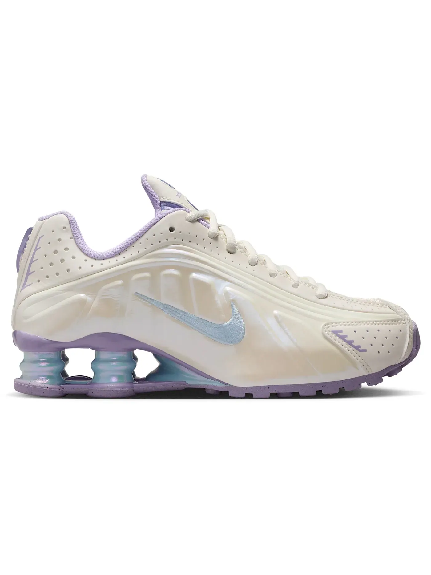 Детские кроссовки Lifestyle Nike Shox R4 — изображение 1 из 1, белый/синий