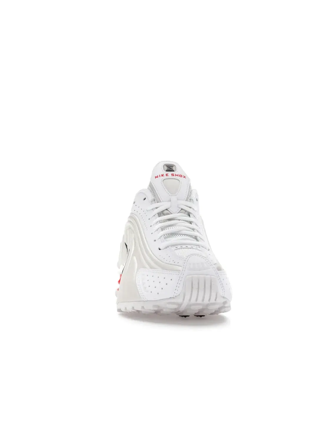 Женские кроссовки Lifestyle Nike Shox R4 — изображение 2 из 4, белый//красный/белый