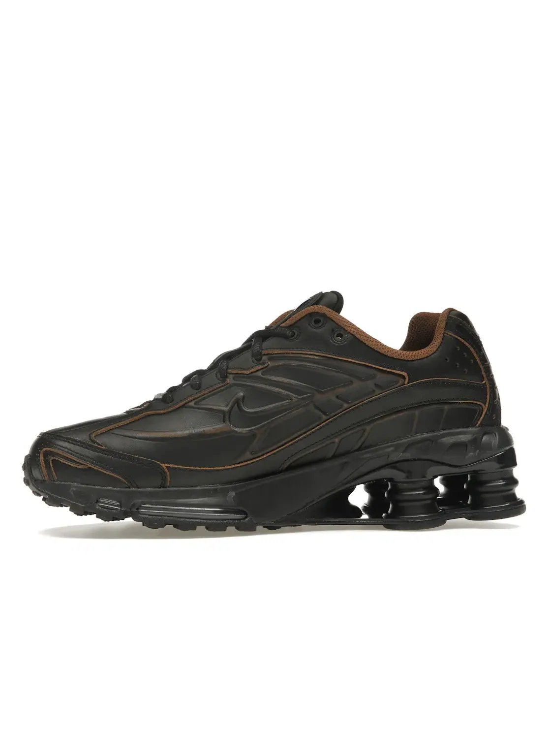 Мужские кроссовки с технологией Shox Nike Shox Ride 2 — изображение 3 из 4, черный/светлый бежевый