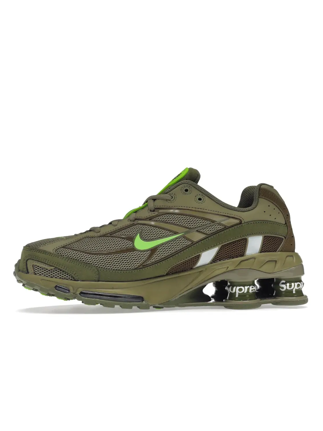 Мужские кроссовки Lifestyle с сетчатым верхом Nike Shox Ride 2 SP — изображение 3 из 4, оливковый/зеленый