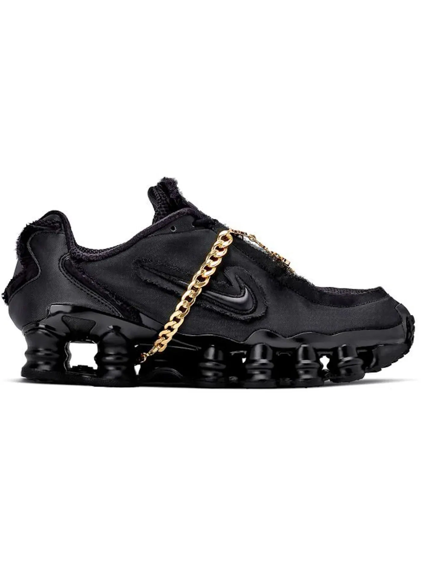 Женские кроссовки lifestyle Nike Shox TL Comme des Garcons Black — изображение 1 из 1, черный/черный-черный