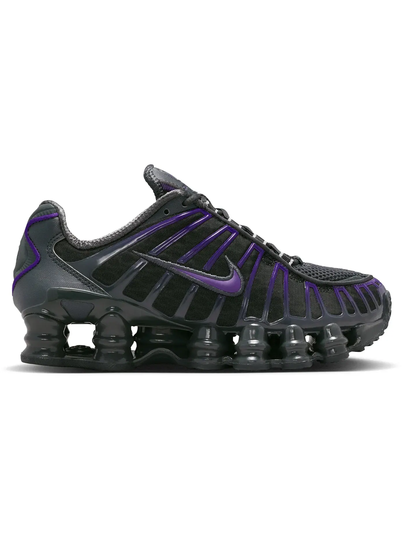 Детские кроссовки Lifestyle Nike Shox TL Nike — изображение 1 из 1, темный серый/фиолетовый