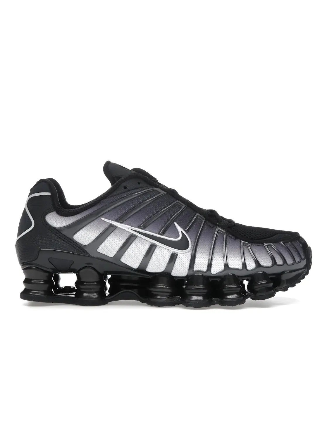 Женские кроссовки с амортизацией Nike Shox TL Fade Nike — изображение 1 из 4, черный/черный/белый