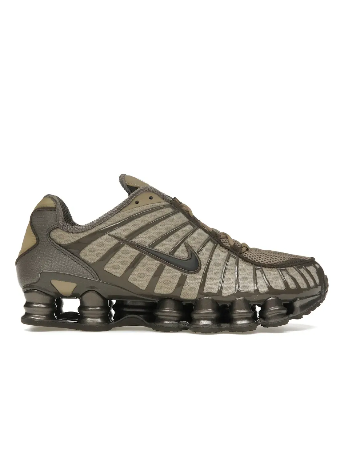 Женские кроссовки с амортизацией Nike Shox TL — изображение 1 из 4, хаки//черный